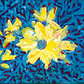 Yellow flower painting