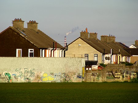 photo of Dublin West scene with poolbeg chimneys in the distance