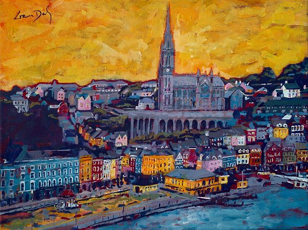 painting of Cobh in County Cork
