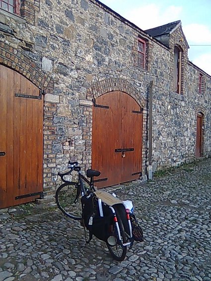 bike in yard