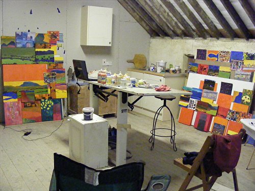 The studio mid February 2010